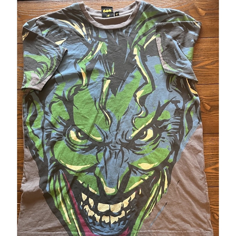 Staple Pigeon x Batman Joker Face All Over Front T-Shirt Mens Size Large